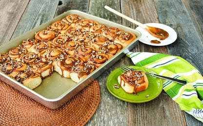 Nordic Ware Naturals Non-Stick Aluminum High-Side Sheet Cake Pan - Durable & Versatile Baking Essential