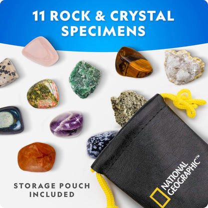 National Geographic Science Kit & Rock Collection Advent Calendar - 24 Days of STEM Experiments for Kids Ages 8-12