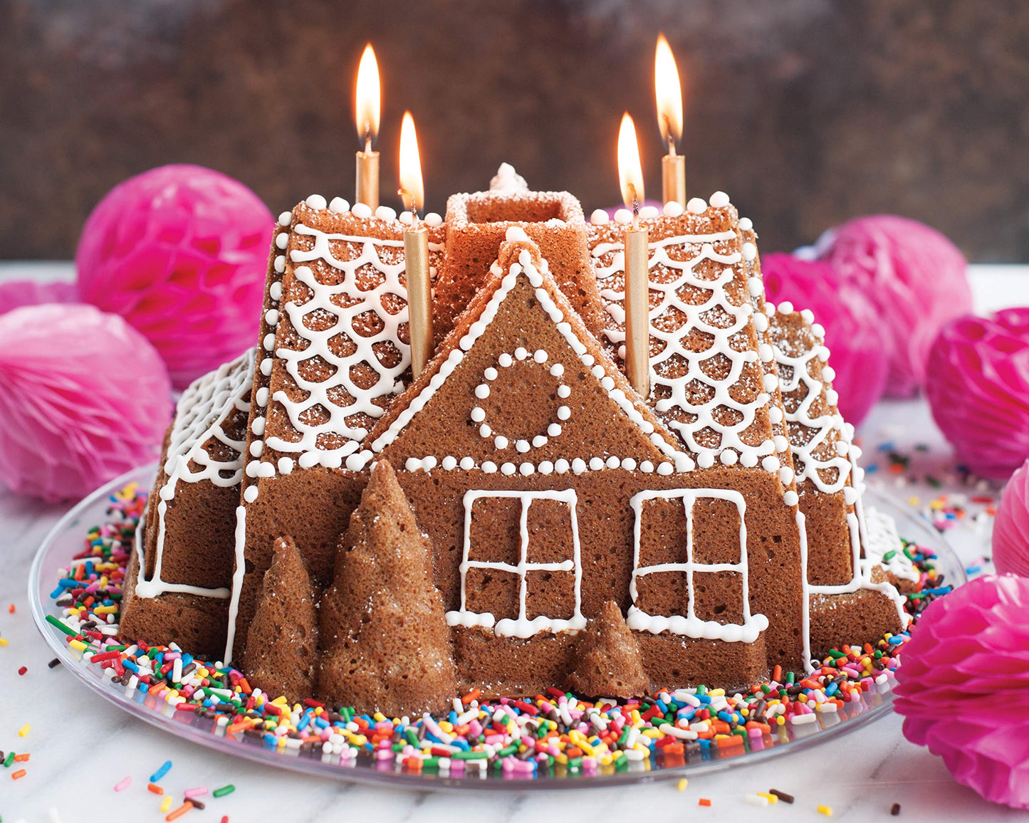 Nordic Ware Gingerbread House Bundt Pan