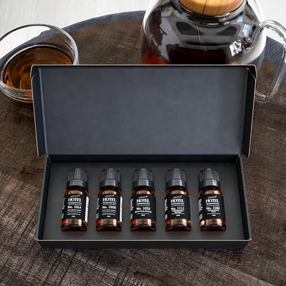 AirScent Hotel Diffuser Oil Gift Set - Luxurious Fragrance Collection | 10 mL, Inspired by Baccarat NYC & Capri Brezza