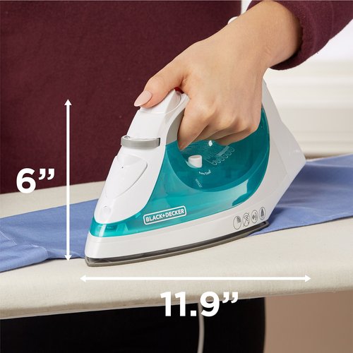BLACK+DECKER Xpress Steam Iron, Smartsteam Technology, Aquamarine, IR05X