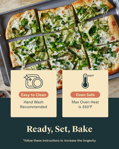 Caraway Nonstick Ceramic Bakeware Set - 5-Piece Assorted Baking Pans & Sheets | Non-Toxic, PTFE & PFOA Free - Perracotta
