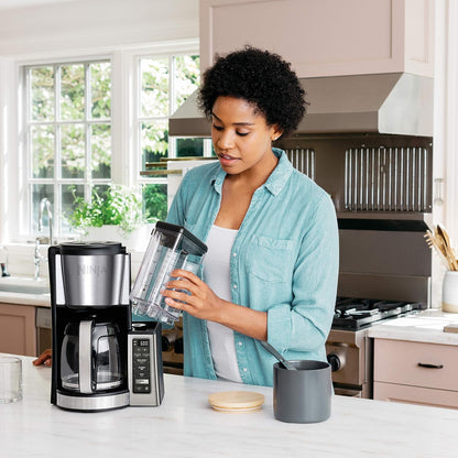 Ninja 12-Cup Programmable Coffee Maker - Refurbished 60 oz in Black/Stainless Steel