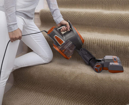 Shark Rocket HV302 Ultra-Light Corded Vacuum - Powerful Carpet & Hard Floor Cleaner | Orange (Renewed)