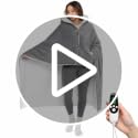 Wearable Heated Blanket with 9 Heat Levels and 12H Timer - Full Coverage, Safe & Fast Heating