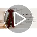 8 Ft Red Velvet Christmas Bow for Holiday Decorations - Giant Tree Topper