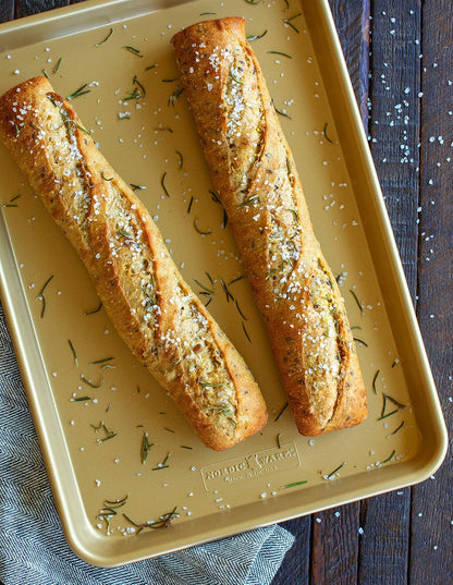 Nordic Ware Non-Stick Aluminum Jelly Roll Baking Sheet - Perfect for Baking & Roasting