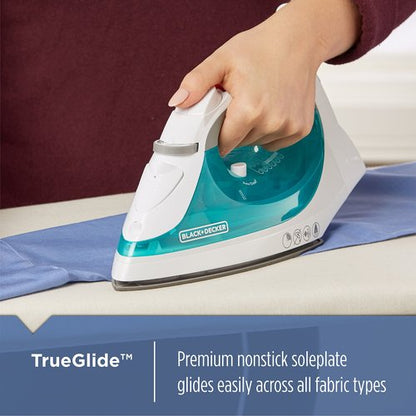 BLACK+DECKER Xpress Steam Iron, Smartsteam Technology, Aquamarine, IR05X