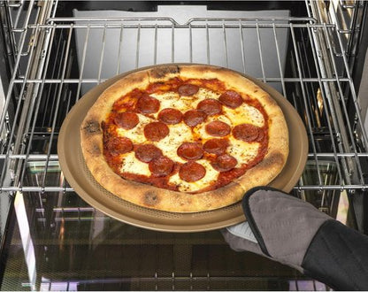 GoodCook BestBake Nonstick Carbon Steel Pizza Pan - 16" Bronze Finish for Perfect Baking