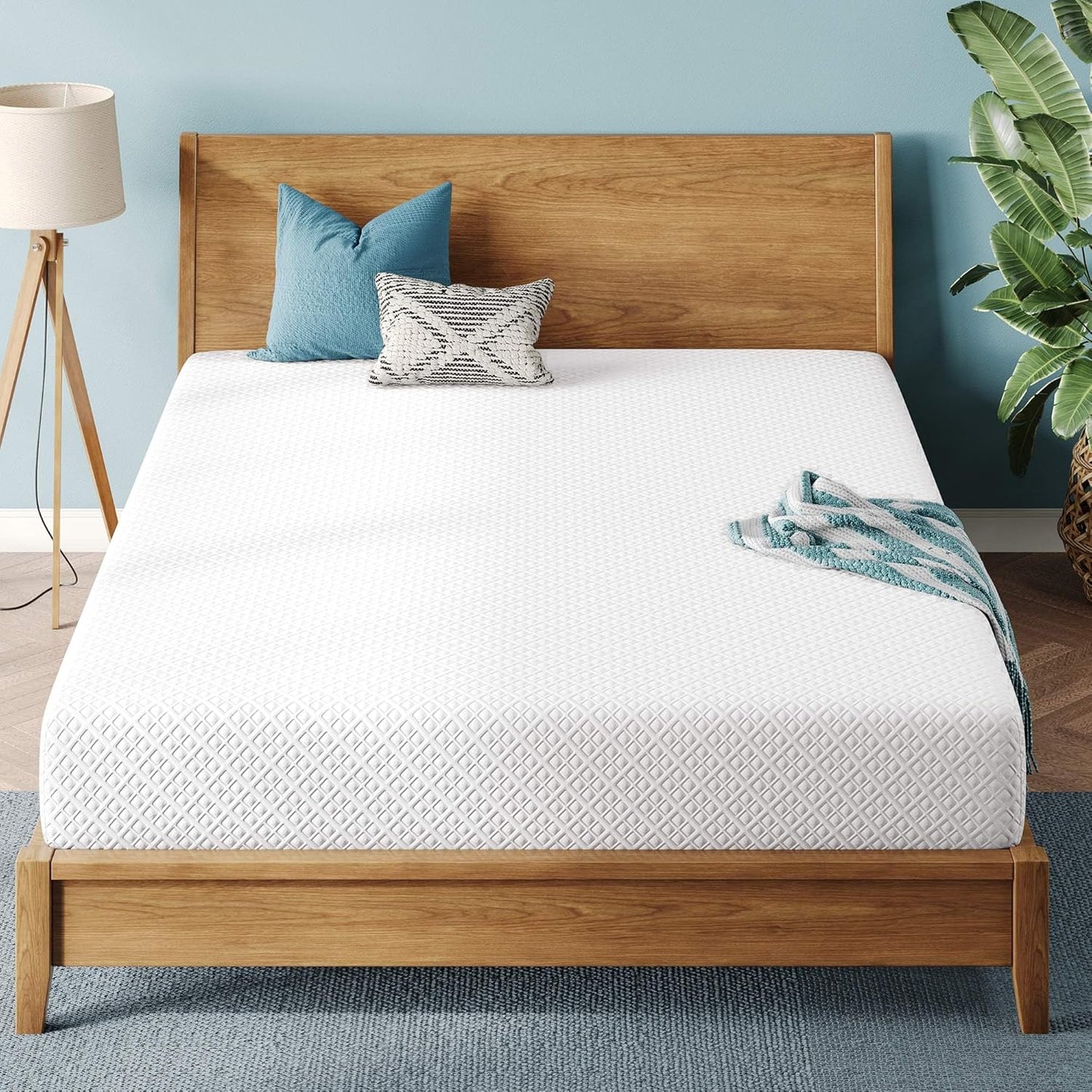 Rolanstar 6-Inch Twin Gel Memory Foam Mattress - Fiberglass Free, CertiPUR-US Certified, Cool & Comfortable Sleep