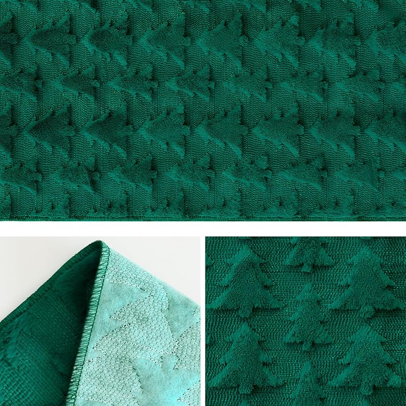 Artscope Christmas Tree Table Runner 13x72 Inches - Green (Variation: Green Tree+13" x 72")