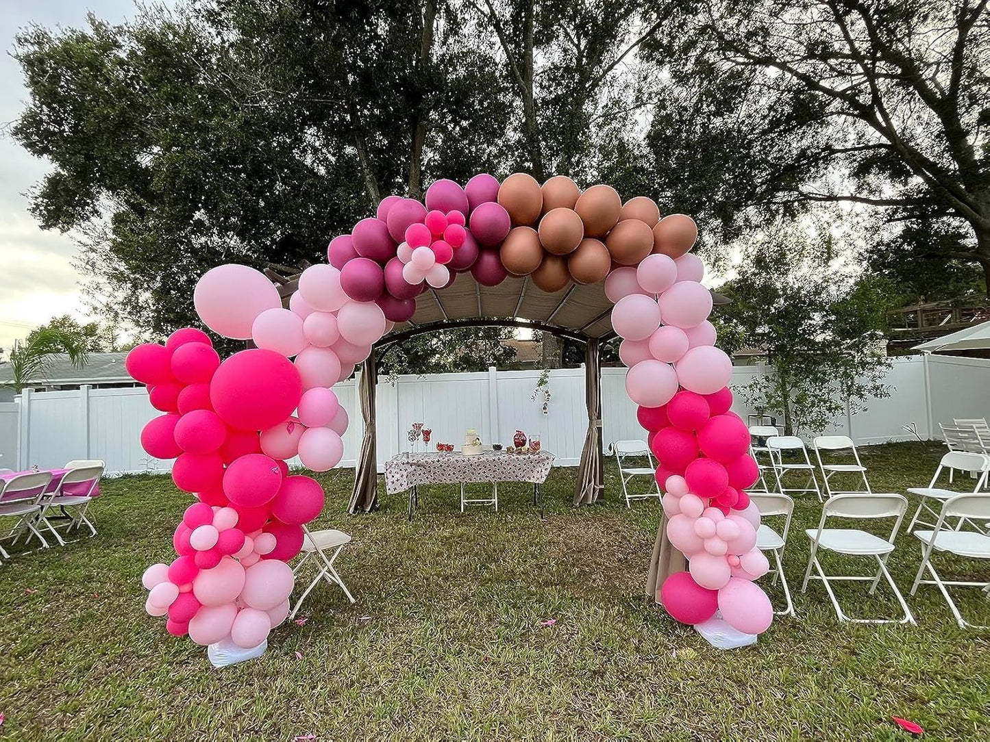 Pastel Pink Balloons by [Brand Name] - 150-Piece Set in 5", 10", 12", & 18" Sizes for Birthday Party Decor