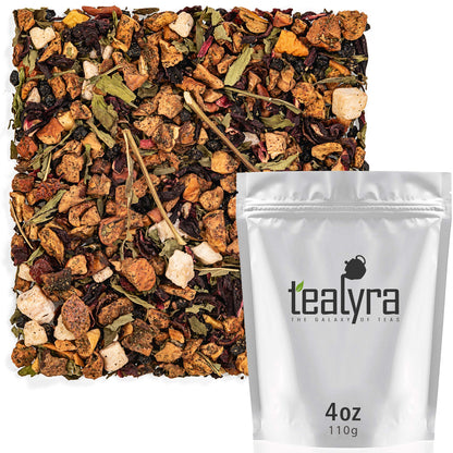 Tealyra - Watermelon Mint Agua - Honeydew Melon - Hibiscus - Peppermint - Herbal Fruity Loose Leaf Tea - Caffeine Free - Hot or Iced - 112g (4-ounce)