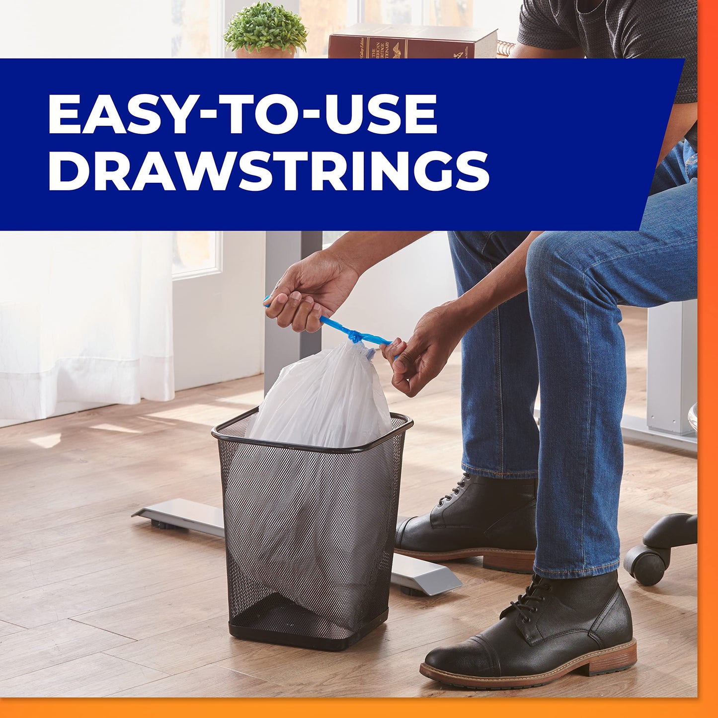 Hefty Medium Trash Bags, Fabuloso Scent, 8 Gallon, 26 Count