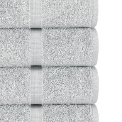 Chakir Turkish Linens, 100% Cotton Premium Quality Turkish Bath Sheets (35''x70'' Large Bath Sheet Towels - Silver Gray)