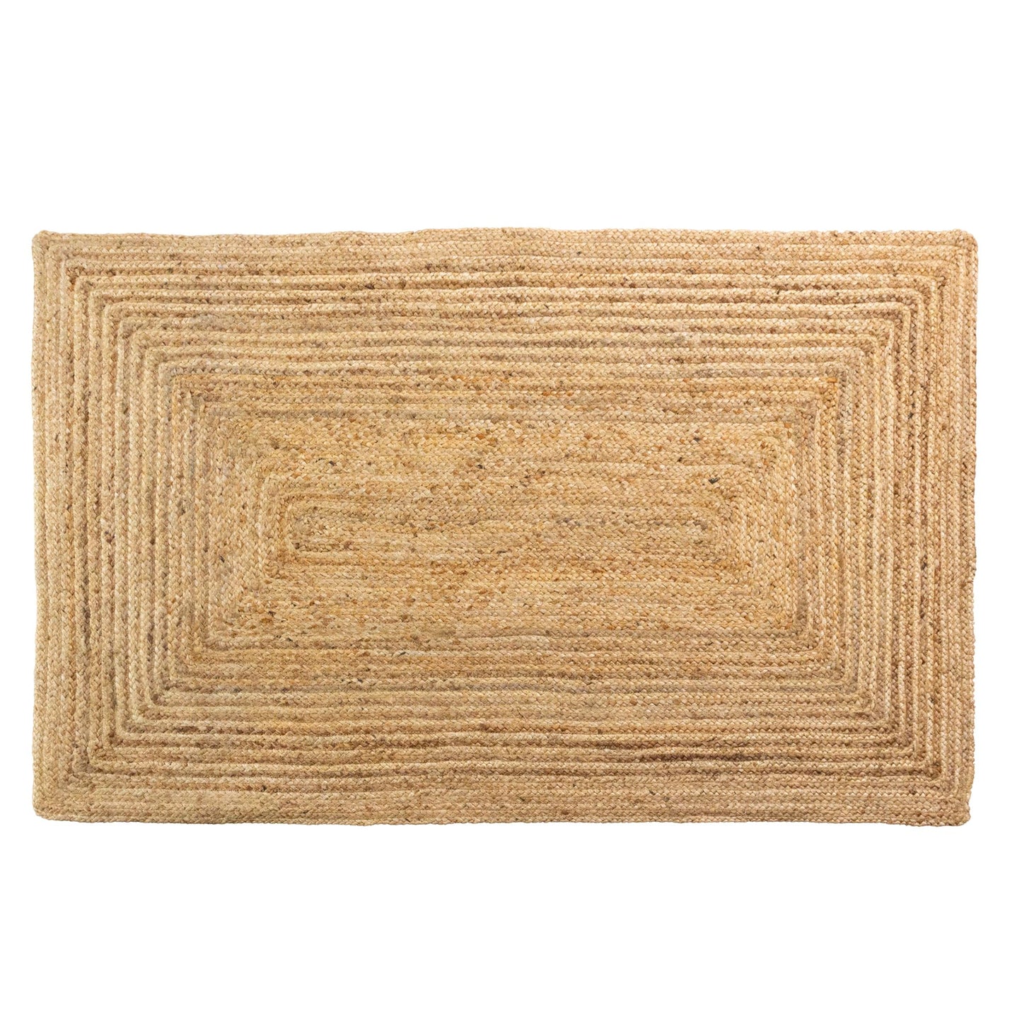 Super Area Rugs Farmhouse Jute Braided Rug - Reversible Natural Fiber- Eco Friendly Rug for Living Room - Kitchen - Entryway Hand Woven, Natural, Rectangle 3' X 5'