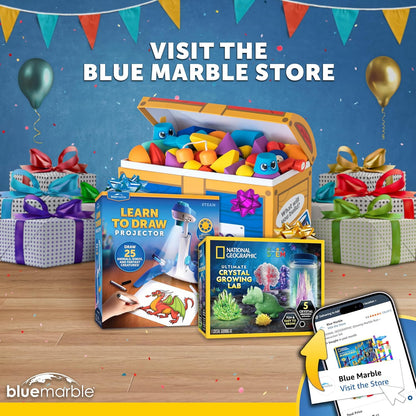National Geographic Break Open Geodes Kit - 10 Premium Geodes with Goggles & Display Stands | Perfect STEM Science Gift for Kids