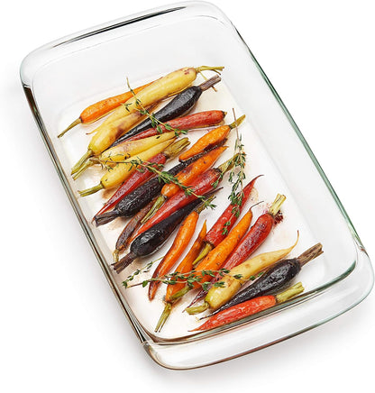 OXO Good Grips 3 Qt Glass Baking Dish - Durable, Easy-Clean Design for Perfect Baking