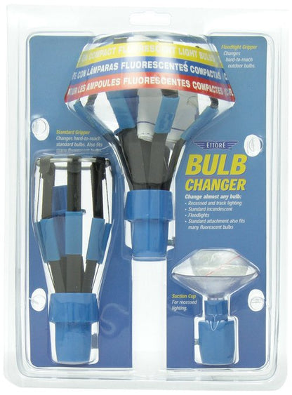 Ettore 48350 Bulb Changer Kit Without Pole,Plastic, Blue