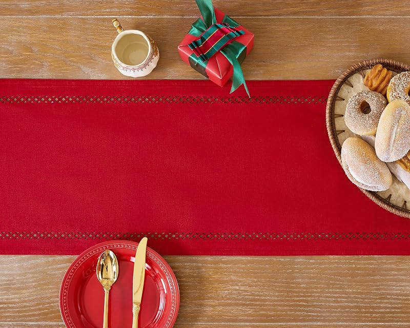 Red Burlap Table Runner 60 Inches Long - Variation of THIS Listing: Red+13×60 Inch