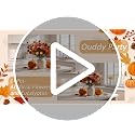 Artificial Fall Flowers with Eucalyptus - 14 Piece Silk Faux Flowers for Vase Decor