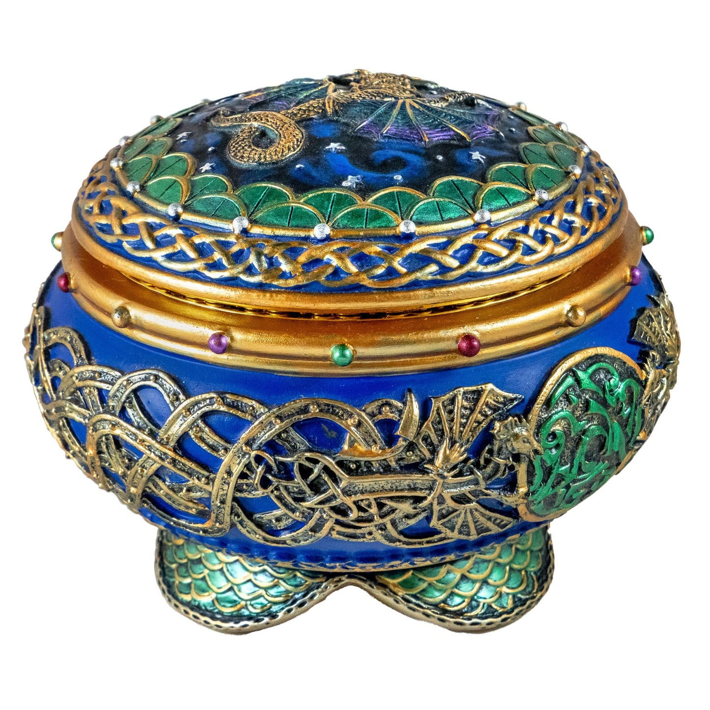 Dragon Hinged Musical Trinket Box by The San Francisco Music Box