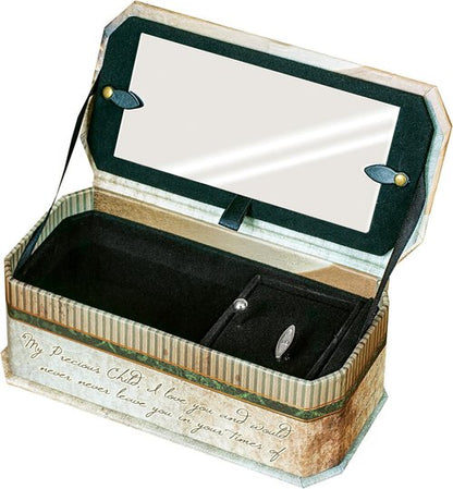 Cottage Garden Music Box - John 3:16 Footprints in The Sand Design | Plays Amazing Grace