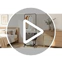 Rolling Laundry Cart with Hanging Bar, 100L Hamper & Storage Shelf