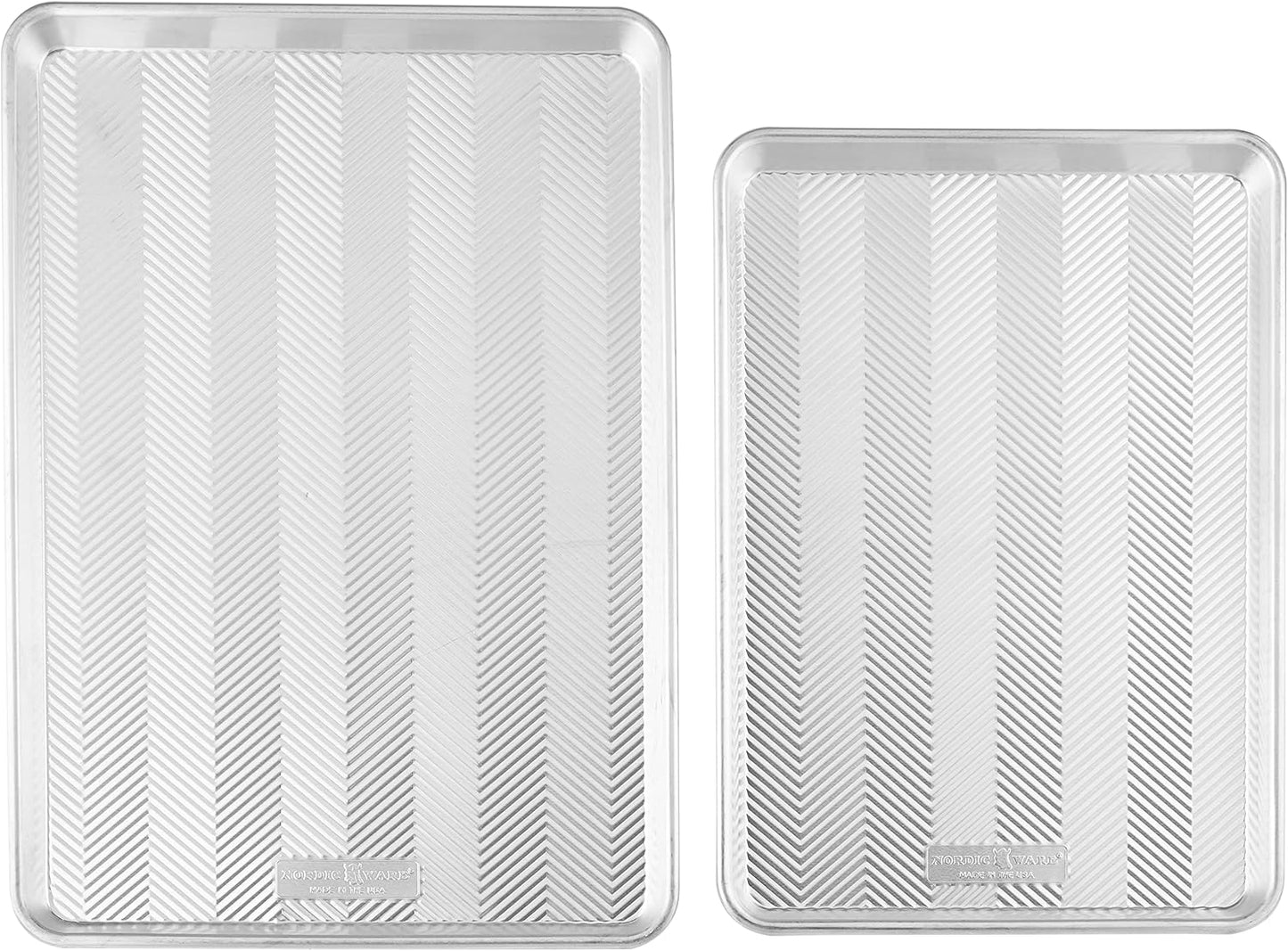Nordic Ware Big Sheet & Half Sheet Set - Versatile Baking Pans for Perfectly Even Cooking