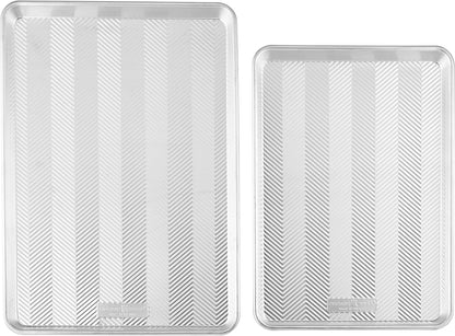 Nordic Ware Big Sheet & Half Sheet Set - Versatile Baking Pans for Perfectly Even Cooking