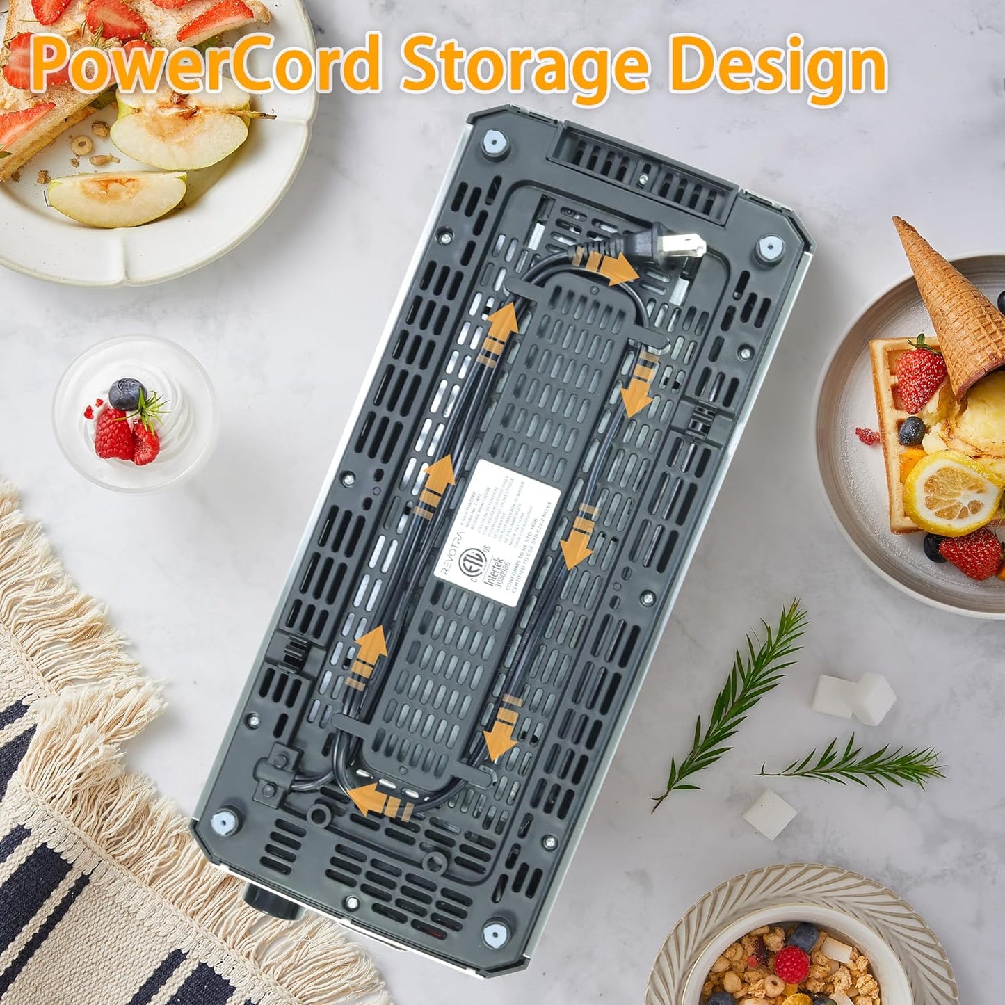 Skiennix 4-Slice Stainless Steel Toaster - Extra Wide 1.5” Slots, 6 Shade Settings & Removable Crumb Tray