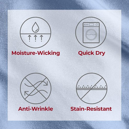 Mellanni Twin Sheets Set - 3 PC Iconic Collection Bedding - Hotel Luxury, Extra Soft, Cooling Bed Sheets - Wrinkle, Fade, Stain Resistant (Twin, Sky Blue)