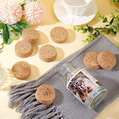 BENECREAT 12PCS Wooden Tapered Cork Plugs, 1.89~2 inch Natural Soft Wood Replacement Corks for Wines, Old Bottles, Jars, Arts, DIY Crafts