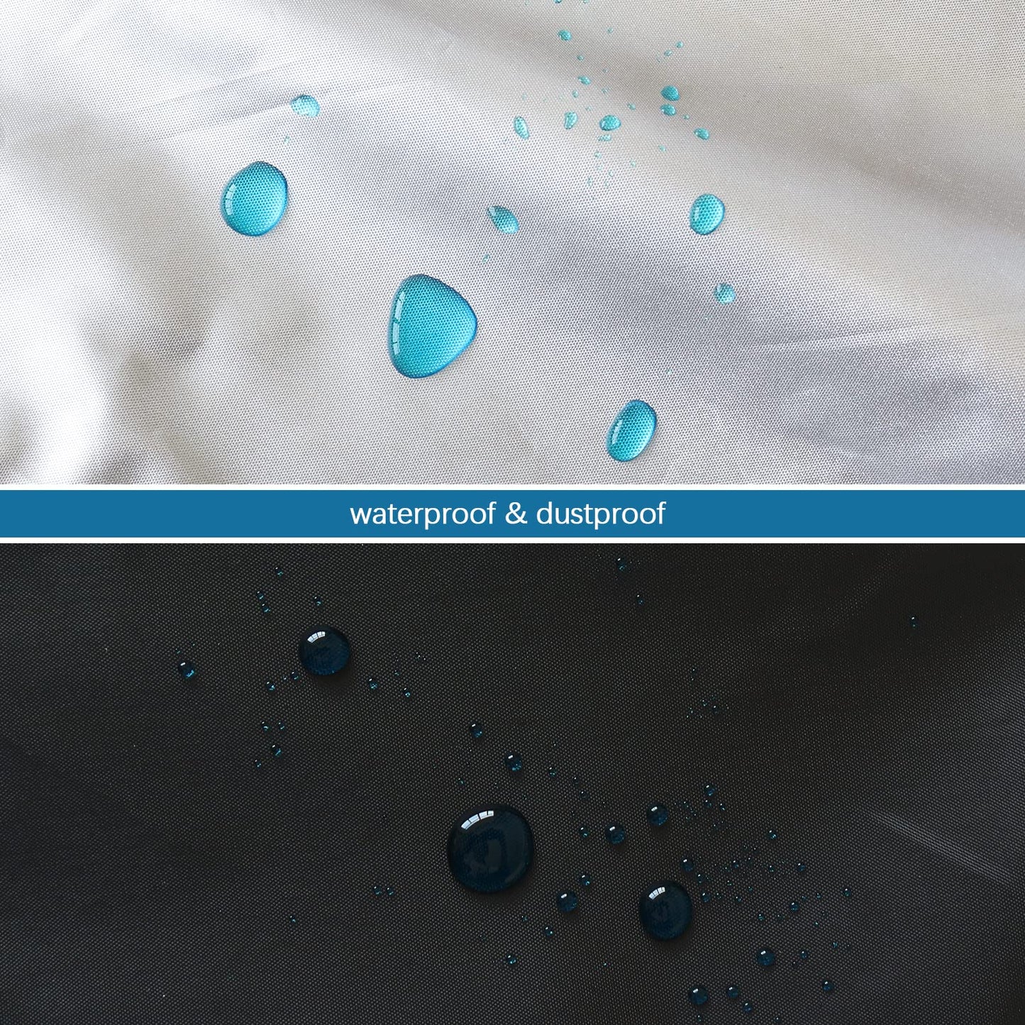 Mattress Bags for Moving Twin 2 Pack, Mattress Storage Bag Waterproof with Strong Handles & Double Zippers, Reusable Mattress Protector, Black