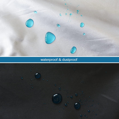 Mattress Bags for Moving Twin 2 Pack, Mattress Storage Bag Waterproof with Strong Handles & Double Zippers, Reusable Mattress Protector, Black