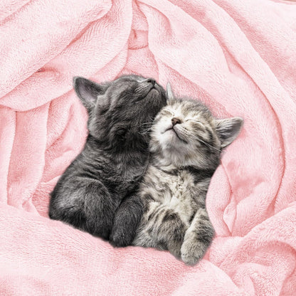 Utopia Bedding Fleece Blanket - Luxury Soft Microfiber Throw in Pink | Anti-Static, 50x60 Inch