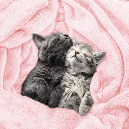 Utopia Bedding Fleece Blanket Twin Size Pink 300GSM Luxury Anti-Static Fuzzy Soft Microfiber Dorm Bed Blanket for Girls (60x80 Inch)