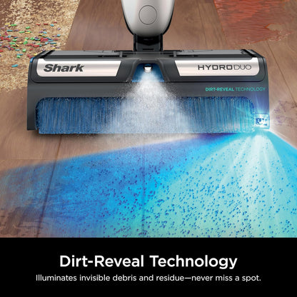 Shark HydroDuo Cordless Hard Floor Cleaning System - Wet & Dry Debris Pickup, Stone Metallic