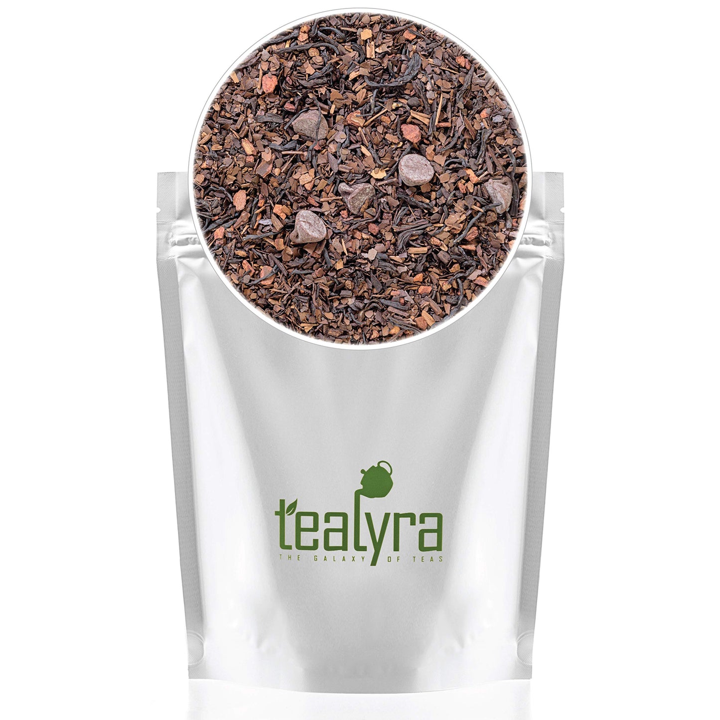 Tealyra - Mate Java Expresso - Roasted Mate - Black Loose Leaf Tea - Chocolate - Cinnamon - Energizing Healthy Blend - 112g (4-ounce)