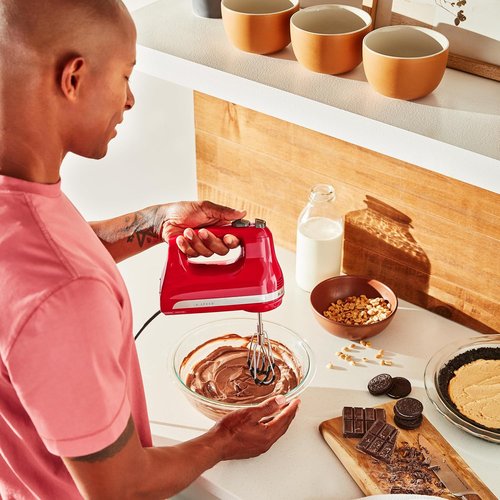 KitchenAid 6-Speed Hand Mixer - Flex Edge Beaters for Effortless Mixing | KHM6118