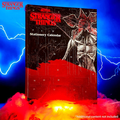 Stranger Things Advent Calendar 2025 - Unique Stationery, Necklace, Keyrings, Stamps & Stickers Set
