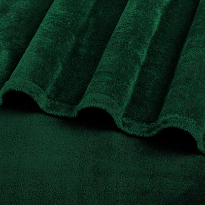 PAVILIA Fleece Blanket King Size | Super Soft, Plush, Luxury Flannel Throw | Lightweight Microfiber Blanket for Sofa Couch Bed (Emerald Green, 90x108 inches)