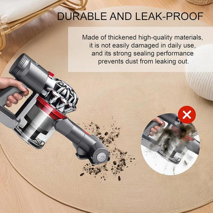 Dyson V7 V8 Dust Bin Replacement - Clear Canister Attachments for Pet Hair | Prevents Leakage & Restores Suction