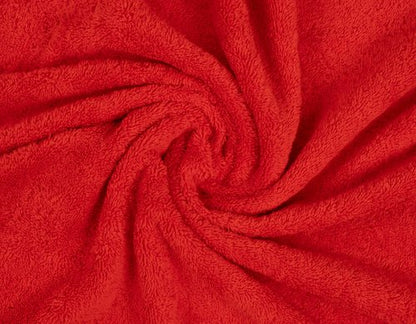 American Soft Linen Premium 3 Piece Towel Set, 1 Bath Towel 1 Hand Towel 1 Washcloth, 600 GSM 100% Cotton Turkish Towels for Bathroom, Red Towel Set