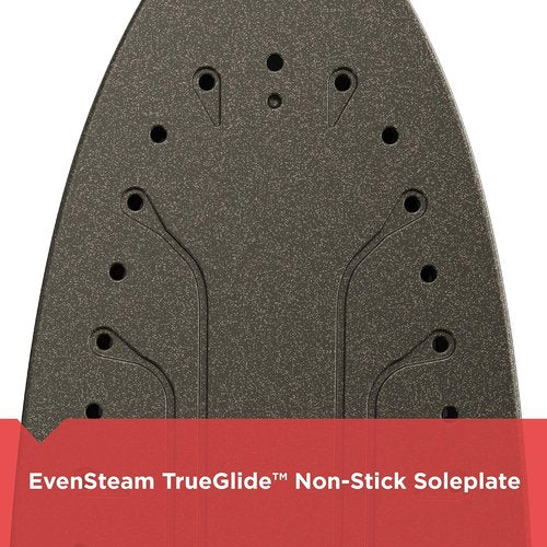 BLACK+DECKER Easy Steam Compact Iron - Dual Position Cord & TrueGlide Non-Stick Soleplate | Vertical Steam