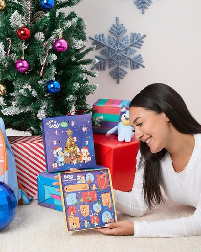 Bluey Jewelry Advent Gift Set - 12-Piece Necklace, Bracelet & Charms for Christmas Fun
