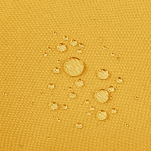 ALYVIA SPRING Waterproof Fabric Shower Curtain Liner - Soft & Light-Weight Cloth Shower Liner, 3 Bottom Magnets, Hotel Quality & Machine Washable - Standard Size 72x72, Cream and Yellow