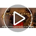 Green Christmas Cedar Garland 6 Ft Prelit with Pinecones & Lights