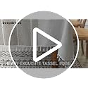Deep Dream Waterproof Rectangle Tablecloth 55x102 Inches Light Coffee - Rustic Kitchen Dining Decor