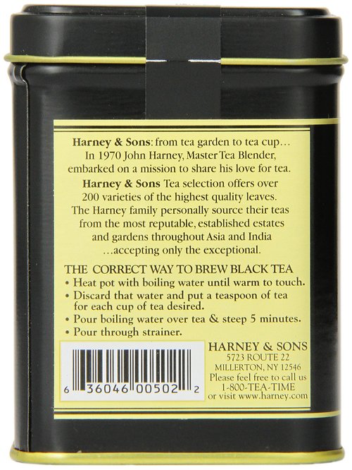 Harney & Sons Black Earl Grey Loose Leaf Tea, 4 Ounce